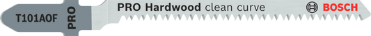 PRO Hardwood clean curve T101AOF Jigsaw Blade