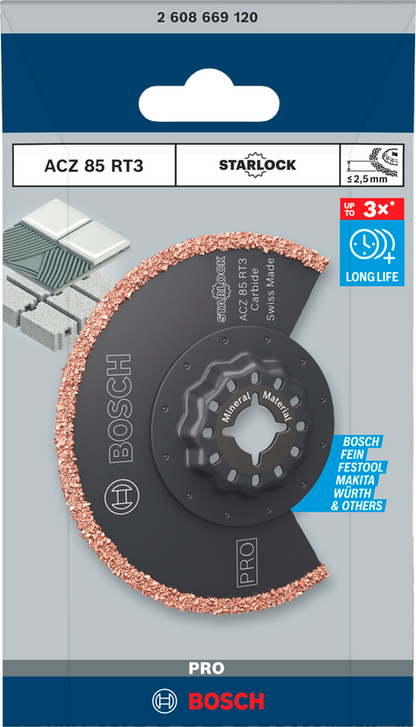 PRO ACZ 85 RT3 Grout Segment Blade