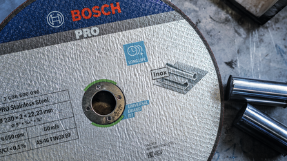 PRO Stainless Steel Bonded Cutting Disc