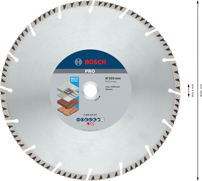 PRO Multi Material Diamond Cutting Disc