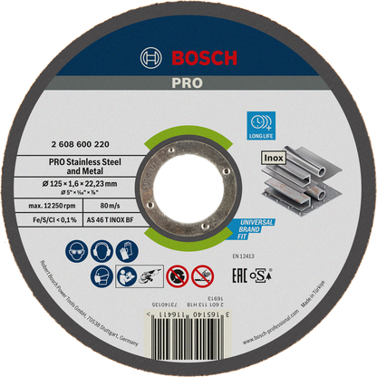 PRO Stainless Steel and Metal Bonded Cutting Disc