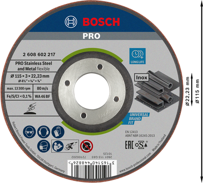 PRO Semi-Flexible Bonded Grinding Disc
