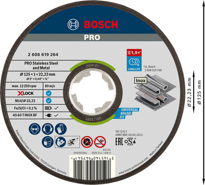 PRO Stainless Steel and Metal Bonded Cutting Disc