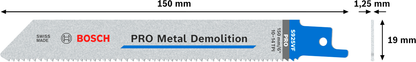PRO Metal Demolition S1125VF Blade