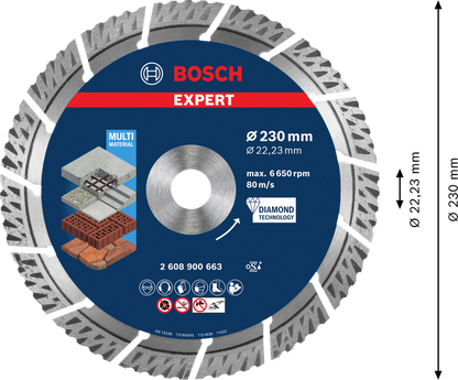 EXPERT Multi Material Diamond Cutting Disc
