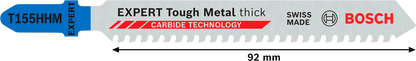 EXPERT Tough Metal thick T155HHM Jigsaw Blade