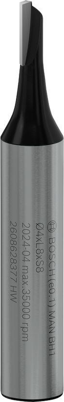 PRO Router Bit Straight, One Flute