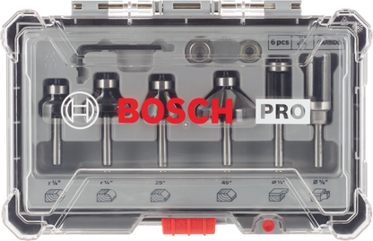 PRO Router Bit Trim and Edging Set, 6 pcs