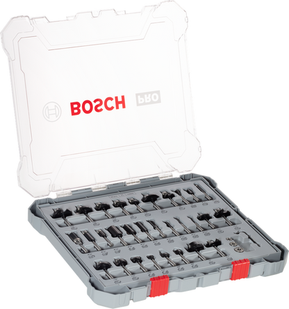 PRO Router Bit Mixed Set, 30 pcs