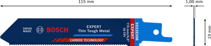 EXPERT Thin Tough Metal S522EHM Blade