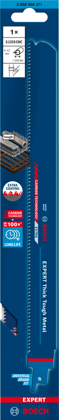 EXPERT Thick Tough Metal S1255CHC Blade