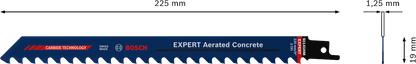 EXPERT Aerated Concrete S1141HM Blade