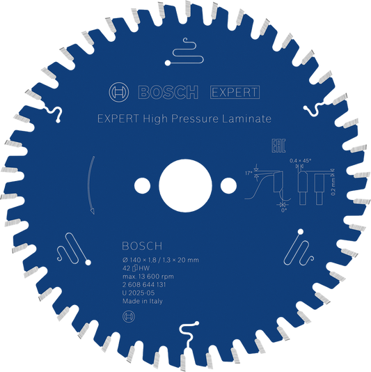 EXPERT High Pressure Laminate Circular Saw Blade