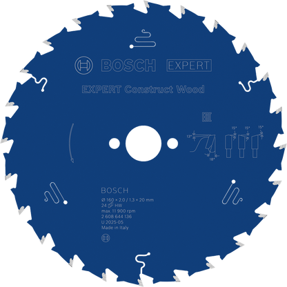 EXPERT Construct Wood Circular Saw Blade