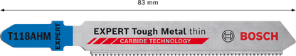 EXPERT Tough Metal thin T118AHM Jigsaw Blade