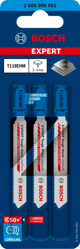 EXPERT Tough Metal medium T118EHM Jigsaw Blade