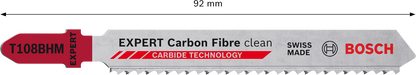 EXPERT Carbon Fibre clean T108BHM Jigsaw Blade