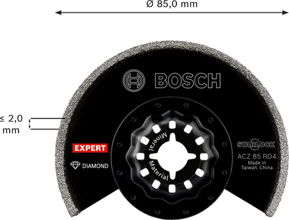 EXPERT ACZ 85 RD4 Grout Segment Blade