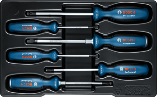 Screwdriver Set SL/PH/PZ/TX 6 pcs Professional