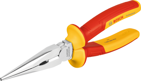 VDE Long Nose Pliers Straight 200 mm Professional