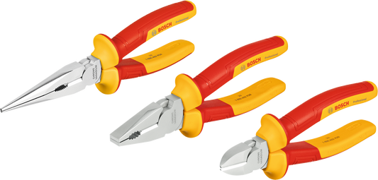 VDE Pliers Set 3 pcs Professional