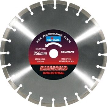 BLADE FOX DIAMOND SEG ASPHALT 350X10MM - BLY1240