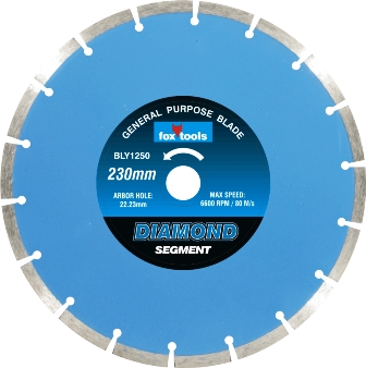 BLADE FOX DIAMOND SEG CONCRETE 230MM - BLY1250