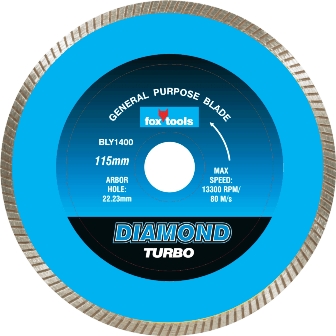 BLADE FOX DIAMOND TURBO MARBLE 115MM - BLY1400