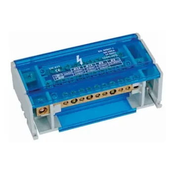 Multi Pole Distribution Block - Din Rail Mount