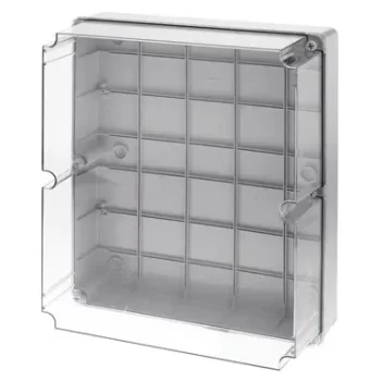 Enclosure with transparent lid