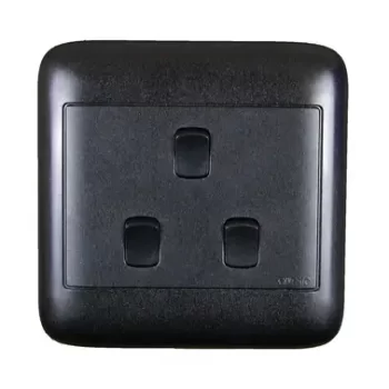 4X4 3Lever 1Way Black Switch