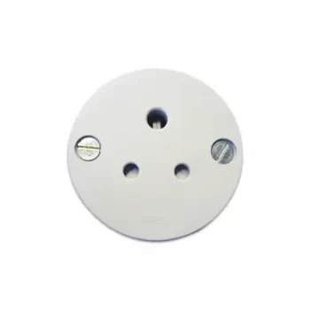6A Round Flush Socket - 
