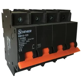 Four Pole D Curve 10kA Circuit Breaker