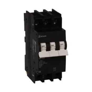 13mm Triple Pole C Curve 3kA Circuit Breaker