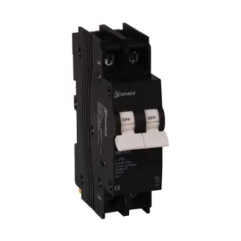 13mm Double Pole C Curve 6kA Circuit Breaker