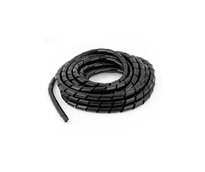 Black Plastic Spiral Wrapping Bands - 