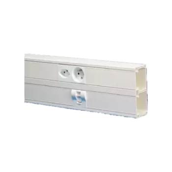 125X50X2 2 Compartmentwhite Trunking - 